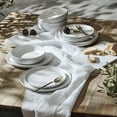 thumbnail image 4 of Stone Lain Macchio 12-Piece Dinnerware Set Stoneware, White Matte, 4 of 6