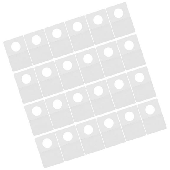 500 Pcs Self Adhesive Tabs Key Covers Caps Round Labels Stickers Transparent