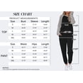 thumbnail image 5 of MOSHU Two Piece Womens Pajama Sets Pullover Raglan Long Sleeve Tops and Tapered Drawstring Pants with Pockets Color Block Lounge Sets, 5 of 9