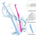 thumbnail image 4 of 6 Pieces Tuft Toothbrush Tufted Brush End-Tuft Tapered Trim Toothbrush Soft Trim Toothbrush Single Compact Interdental Interspace Brush for Detail Cleaning, 4 of 7