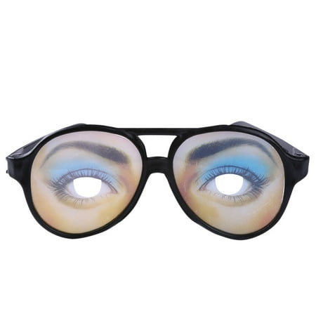 Tailored 2pcs Halloween Toy Male Female Funny Eyes Glasses Prank Eyeglass Party Props