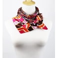 thumbnail image 3 of CAILDANL Silk Like Head Scarf for Women Satin Printed Bandana for Hair Wrapping Fashion Accessory 35 Inch Square Hair Scarf, 3 of 7