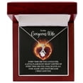 thumbnail image 4 of To My Wife Every Time I See You Alluring Ribbon Necklace Message Card, 4 of 7