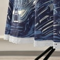 thumbnail image 5 of YAZAOO Round Tablecloth Horror Robot Pattern Tableclothes, 5 of 8