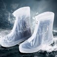 thumbnail image 3 of YAOMOBB Couvre-Chaussures Antidérapants 1 Paire Couvre-Chaussures Fermeture Éclair Design Antidérapant Imperméable Résistant aux Taches Protection contre la Pluie, 3 of 6