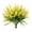 Yellow, variant on 10 Pack UV Resistant Fade Proof Artificial Lavender, Fake Flowers for Outdoor Garden, Patio, Porch, Window Box, Indoor Home Vase Arrangement and Table Centerpiece