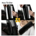 thumbnail image 5 of 4pcs Car Seat Belt Pads Cover, TSV Soft Seatbelt Shoulder Pad Neck Cushion Protector for Comfortable Driving, Shoulder Strap Covers for All Cars and Backpack, Black, 5 of 8
