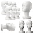 thumbnail image 1 of Female Foam Mannequin Head Model Hat Wig Jewelry Holder Shop Display Stand Rack, 1 of 5