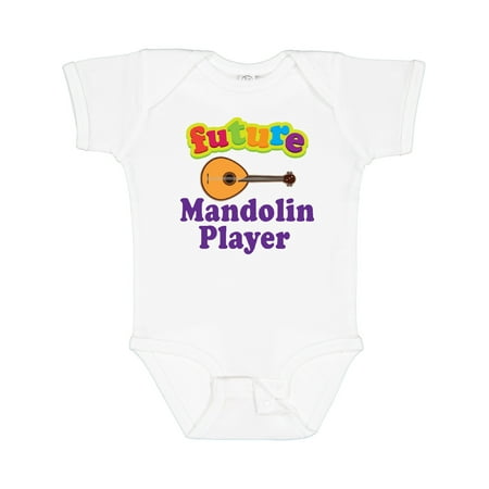 

Inktastic Future Mandolin Player Music Gift Gift Baby Boy or Baby Girl Bodysuit