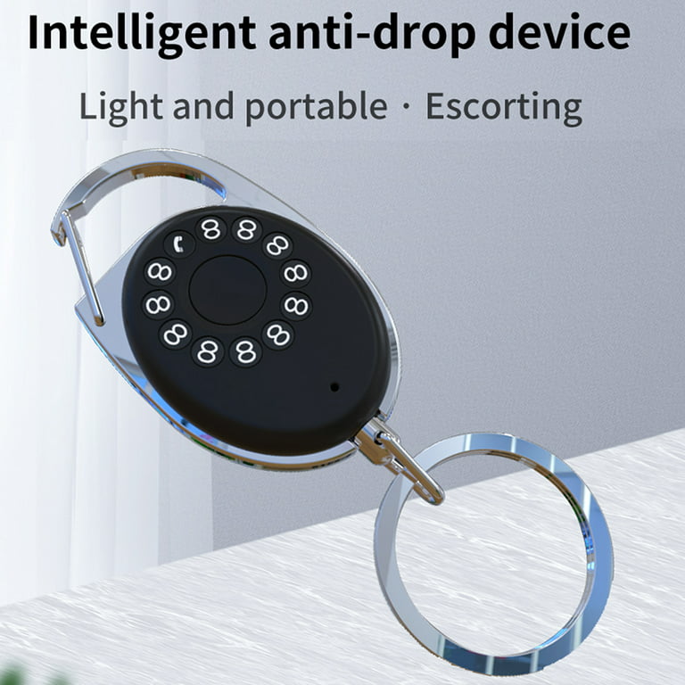 Gadgetvlot Llavero antipérdida con Bluetooth, dispositivo localizador de  llaves, alarma de pérdida de teléfono móvil, artefacto localizador  bidireccional, Etiqueta inteligente, rastreador GPS 
