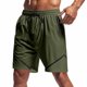 thumbnail image 3 of Pantalones Elásticos de la Cintura de los Hombres de Color Sólido Moda Casual con Bolsillos Encaje de la Cintura Pantalones Cortos, Pantalones Cómodos para Diarios, 3 of 8