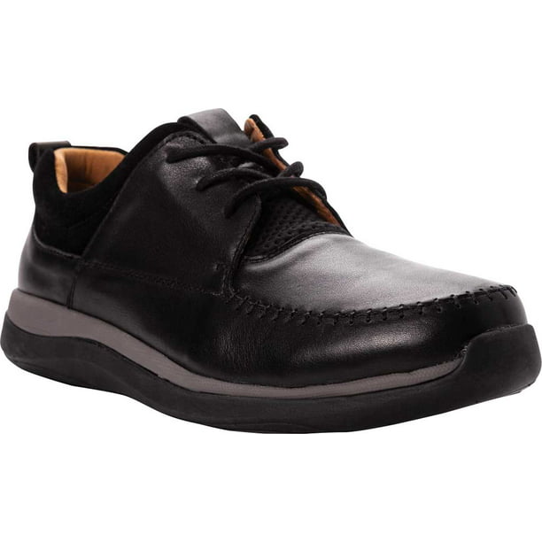 Propet - Men's Propet Pryce Oxford Black Leather 12 E - Walmart.com ...