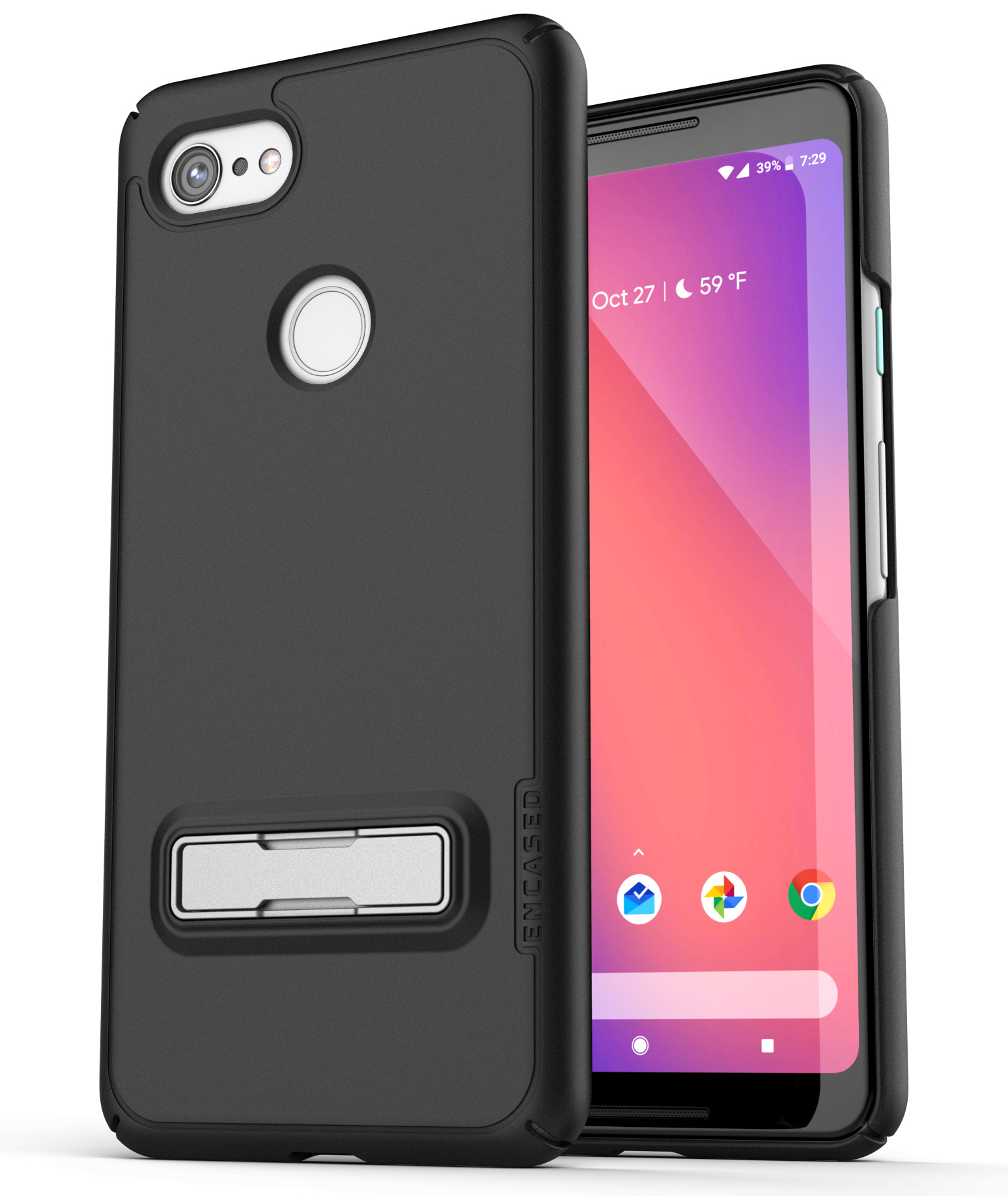power support leather folio case for pixel 7 pro