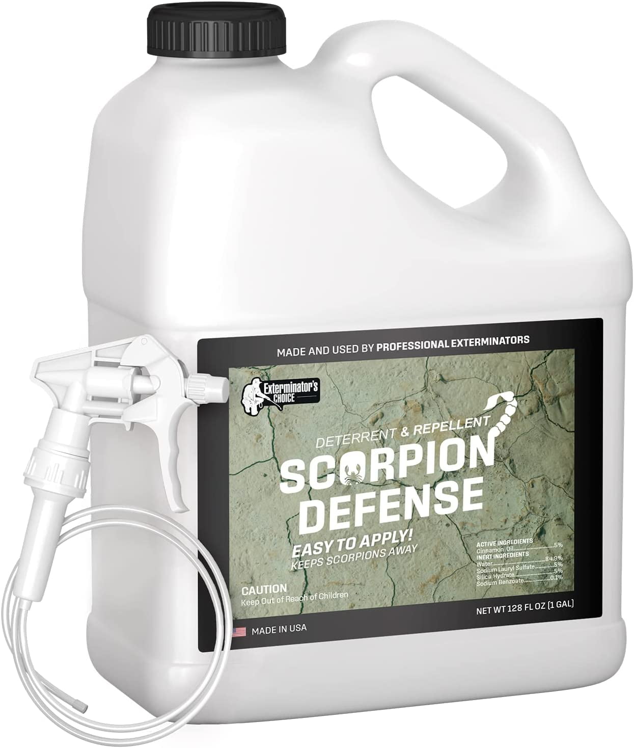 Exterminators Choice Scorpion Defense Spray 1 Gallon Natural, NonToxic Scorpion Repellent