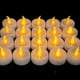 thumbnail image 1 of Velas de té LED, juego de 24 velas de té parpadeantes sin llama, vela falsa eléctrica para votiva, boda, fiesta, mesa, comedor, regalo Sincero Hogar, 1 of 6