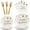100PCS/White Gold, variant on 100PCS Birthday Party Supplies Black and Gold Tableware Set Serves 25, Happy Birthday Paper Plates with Napkins and Plastic Forks for Men Women Kids Birthday Party Decorations