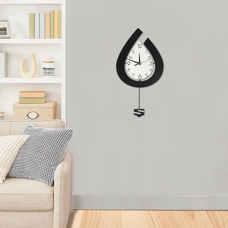 Vintoro Modern Decorative Wall Clock, Silent Wall Clock Black White, for Living Room Bedroom photo Vintoro Modern Decorative Wall Clock, Silent Wall Clock Black White, for Living Room Bedroom image