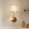 thumbnail image 3 of Gold Thread Edged Modern Fabric Lampshade for Table and Wall Lamps, 3 of 8