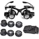 thumbnail image 1 of 10x 15x 20x 25x Magnification, Adjustable Led Light Loupe Compatible Jewelers Watchmakers, 1 of 3