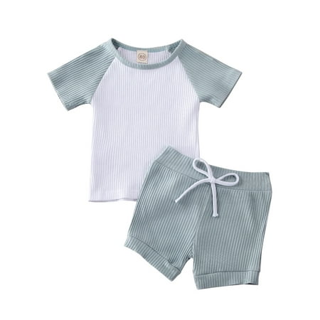 

AMILIEe Newborn Kids Baby Boys Gilrs Summer Tops T-shirt Pants Shorts Outfits Clothes