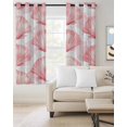 thumbnail image 2 of Pink Coastal Shell Blackout Curtains for Bedroom Living Room Darkening Curtains 84 Inch Length 2 Panels Set Nautical Ocean Summer Beach Sea Window Curtain Window Treatment Grommet Drapes 42"x84", 2 of 9