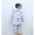 thumbnail image 2 of Winter Snowsuit, Children Clothing Sets Winter Hooded Duck Down Jacket Snowsuit, 2 of 3