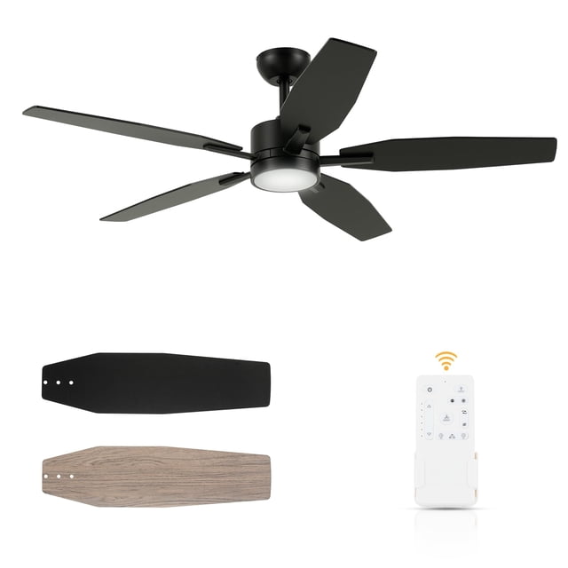 Ventilador de techo FANSHAIN 132 cm con luz y control remoto