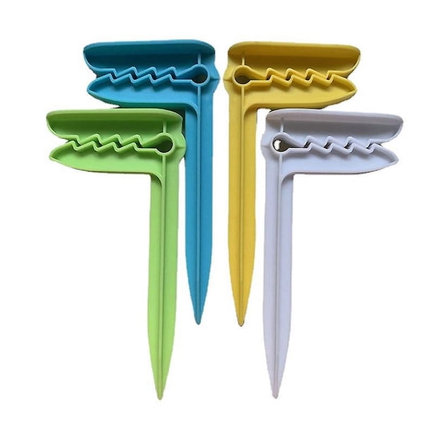 Colores de moda Camping Mat Clip Camping Clip Ropa al aire libre Clavijas Toalla de playa (4 piezas) Botao