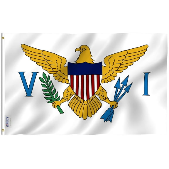 ANLEY 3 ft x 5 ft Virgin Islands of the United States Flag - Virgin Islander Flags Polyester