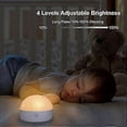 thumbnail image 4 of E14 Rechargeable Light Bulb,2Packs,300LM,40W Equivalent,Detachable Charging,3 Color Temperature,Remote Control Puck Emergency Lamp, 4 of 5