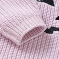 thumbnail image 5 of UngA Toddler Boy Halloween Clothes Toddler Baby Halloween Sweater Sweatshirt Boy Girl Pumpkin Embroidey Cardigan Sweater Long Sleeve Warm Fall Winter Clothes Purple,12-18 Months, 5 of 7