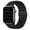Black, variant on Magnetic Braided Nylon Loop Fabric Band for Apple Watch 44/45/46/49mm - Navy