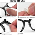 thumbnail image 6 of Eyeglass Nose Pads, Soft Silicone Adhesive Air Chamber Glasses Nose Pads, 3.5mm Heighten Nose Pads for Plastic Frames, 20 Pairs (Clear), 6 of 7
