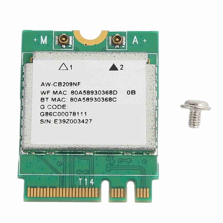 Yajisi Dual Band WiFi Card 2.4Ghz 5Ghz 433Mbps M.2 NGFF Wireless Network Adapter Bluetooth 4.0 Component For Home Office Laptops And Personal Desktop Computers