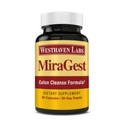 Angle View: Miragest Supports Digestion and a Healthy Colon. 30 Day Supply.