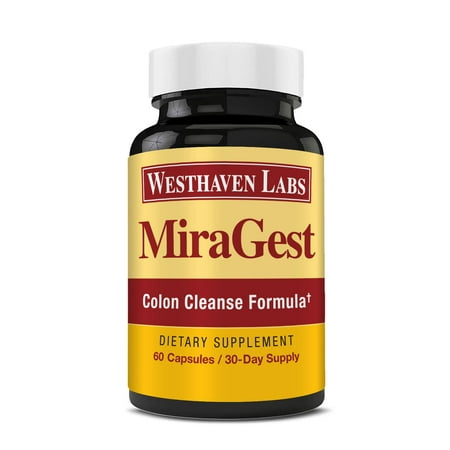 Miragest Supports Digestion and a Healthy Colon. 30 Day Supply.