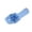 Sky Blue Slippers for Women, variant on Women's Slippers Peep Toe Square Toe Flat Heel Comfortable For Extended Walking Time Stylish Look For Modern Fashion Needs Black 6.5