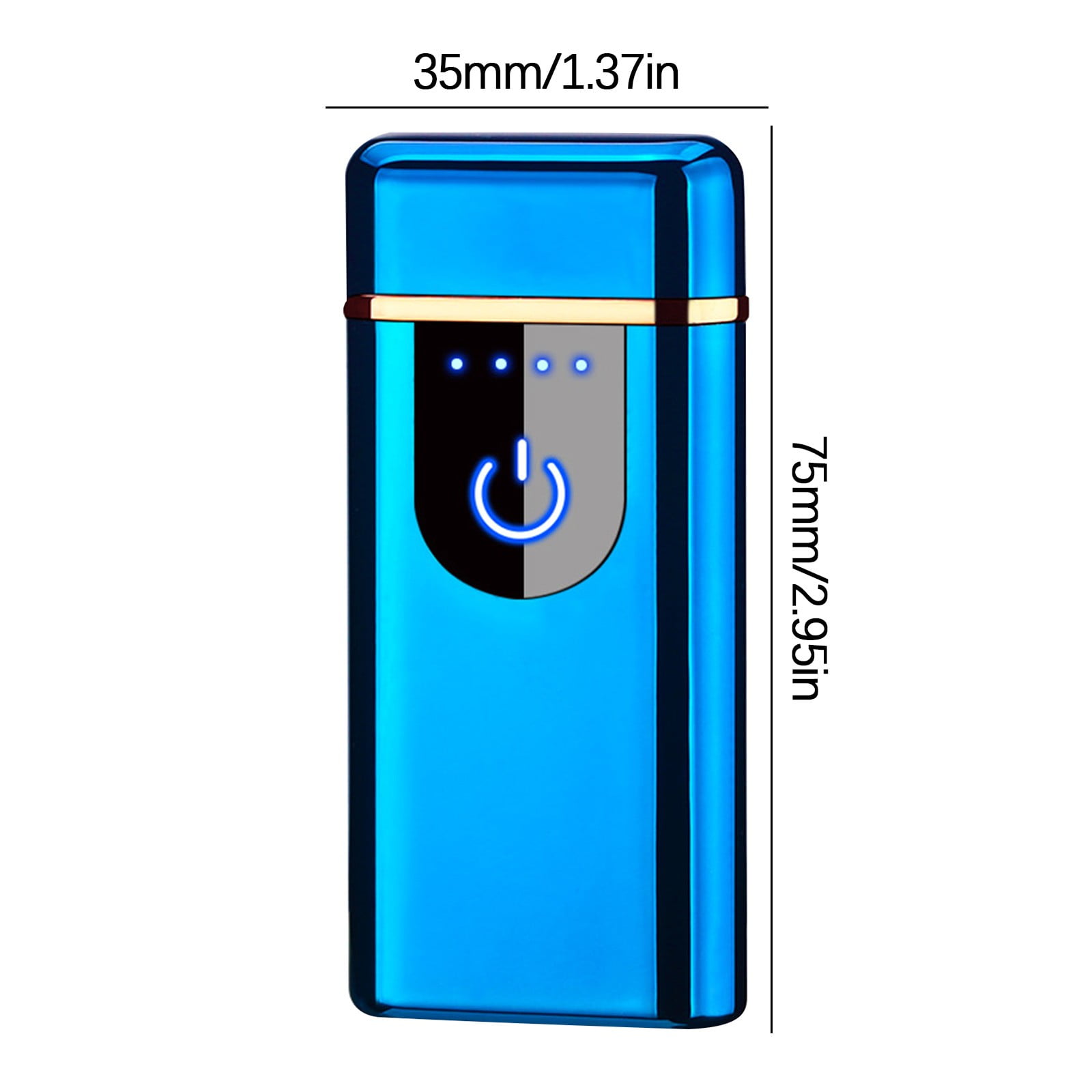 Cigarettes Electric USB Charging Rechargeable Flameless Lighter Screen Induction