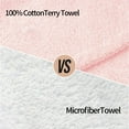 thumbnail image 6 of Zeceouar Hair Towel Wrap for Women Quick Dry Soft Absorbent 10 X 26 Inches Hair Wrap Towels With Double Button Frizz Hair Turbans for Curly Long Thick Hair, 6 of 8