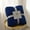 Dark Blue, variant on Coffee Throw Blanket 50"×60" inches Gifts for Mom Fuzzy 3D Jacquard Decorative Flannel Fleece Super Soft Plush Cozy Blanket for Couch Sofa Chair Lightweight