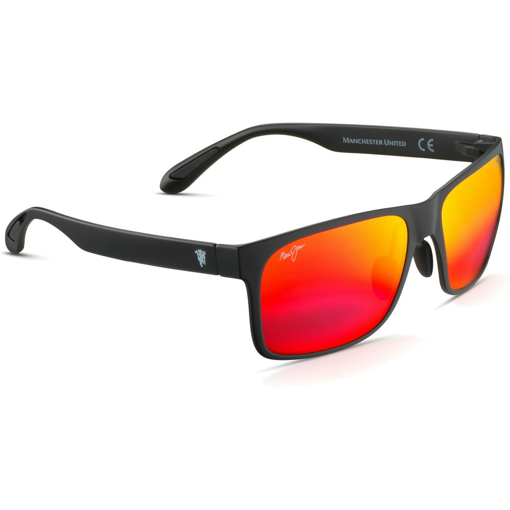 Maui Jim Manchester United Maui Jim Red Sands Sunglasses Black Red No Size