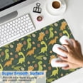 thumbnail image 4 of Long Mouse Pads for Desk,DarkGreen Cartoon Dinosaurs Eggs Pattern Desk Mats on Top Of Desks, Desk Mouse Pad Extra Large with 3mm Non-Slip Base and Stitched Edge for Gaming,Office,Work,Home 31.5"x11.8", 4 of 6