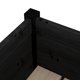thumbnail image 5 of Cama de jardín elevada VidaXL de madera maciza de pino negro, 70 x 70 x 70 cm, 5 of 7