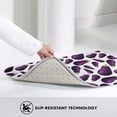 thumbnail image 4 of Eggplant Pattern Door Mat for Indoor, Welcome Door Mats Front Entrance Rug, Non-Slip Bathroom kitchen Rugs for Inside Floor, Small Rug Dog Door Mat 20X31.5 Inch, 4 of 5
