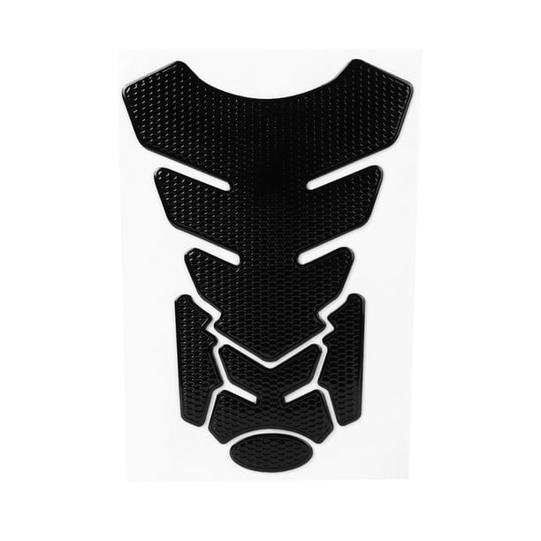 Adhesivo 3D para tanque de combustible y gasolina para motocicleta, Protector de almohadilla, decoración adecuada para Yamaha, color negro Jadeshay A