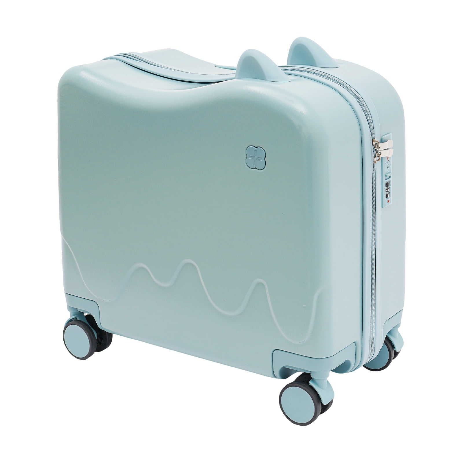 18inch,20inch Ride-On Kids Suitcase,Rolling Luggage with Spinner Wheels Carry Trolley Luggage with Password Lock Children's Ride On Trolley Airplane Luggage