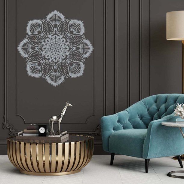 Decoración hogareña Gwong Flower Patry Wall Yoga Decoración Hermoso Acrílico Efecto Visual Wall Art Ornament para oficina Gwong 21075319
