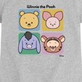 thumbnail image 2 of Winnie the Pooh - Character Squares - Toddler Girls Fitted Short Sleeve T-Shirt, 2 of 4