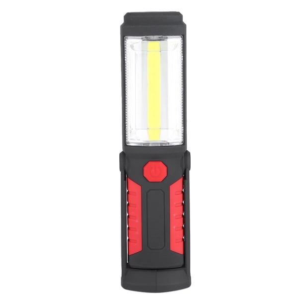 Linterta LED COB Recargable De 3 W Con Soporte Magnético, Alta Potencia Y Alto Brillo, Base Giratoria, Gancho Para Colgar, Para Camping, Kit De Emergencia, Hogar Y Trabajo