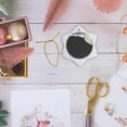 thumbnail image 6 of 3drose, Two Black Bears Hugging, 3 inch Snowflake Porcelain Ornament, 6 of 7